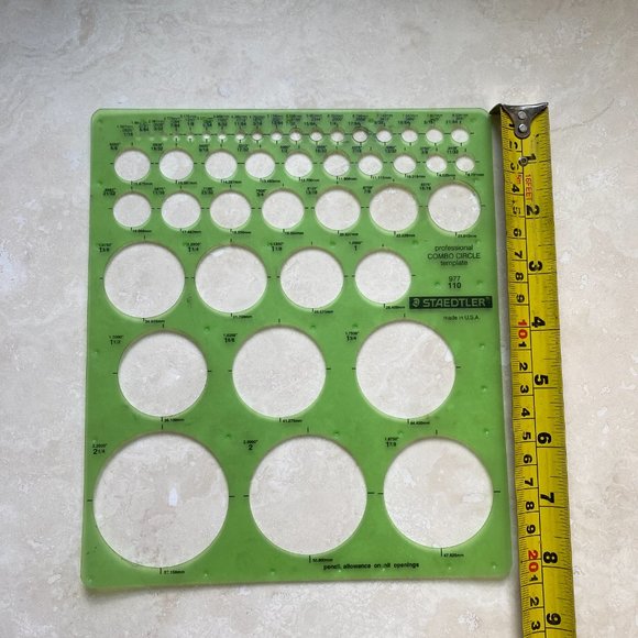 3/$20, 4 Pieces Geometric Drawings Templates Measuring Rulers for School Office - Picture 3 of 10